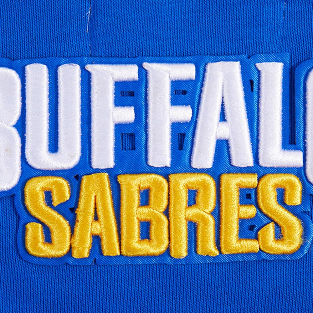 Buffalo Sabres Pro Standard Women's Area Code Cropped Pullover Sweatshirt - Royal Sweatshirts