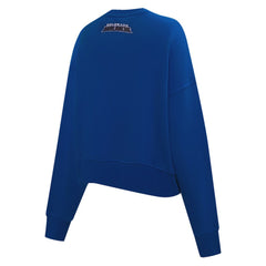 Colorado Avalanche Pro Standard Women's Area Code Cropped Pullover Sweatshirt - Blue Sweatshirts