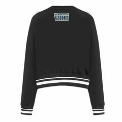 Minnesota Wild Pro Standard Women's Area Code Cropped Pullover Sweatshirt - Black Sweatshirts