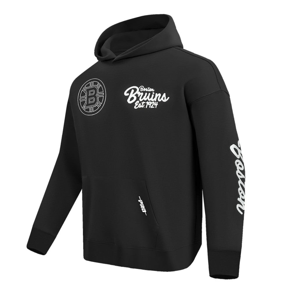Boston Bruins Pro Standard Paint the City Pullover Hoodie - Black Hoodies
