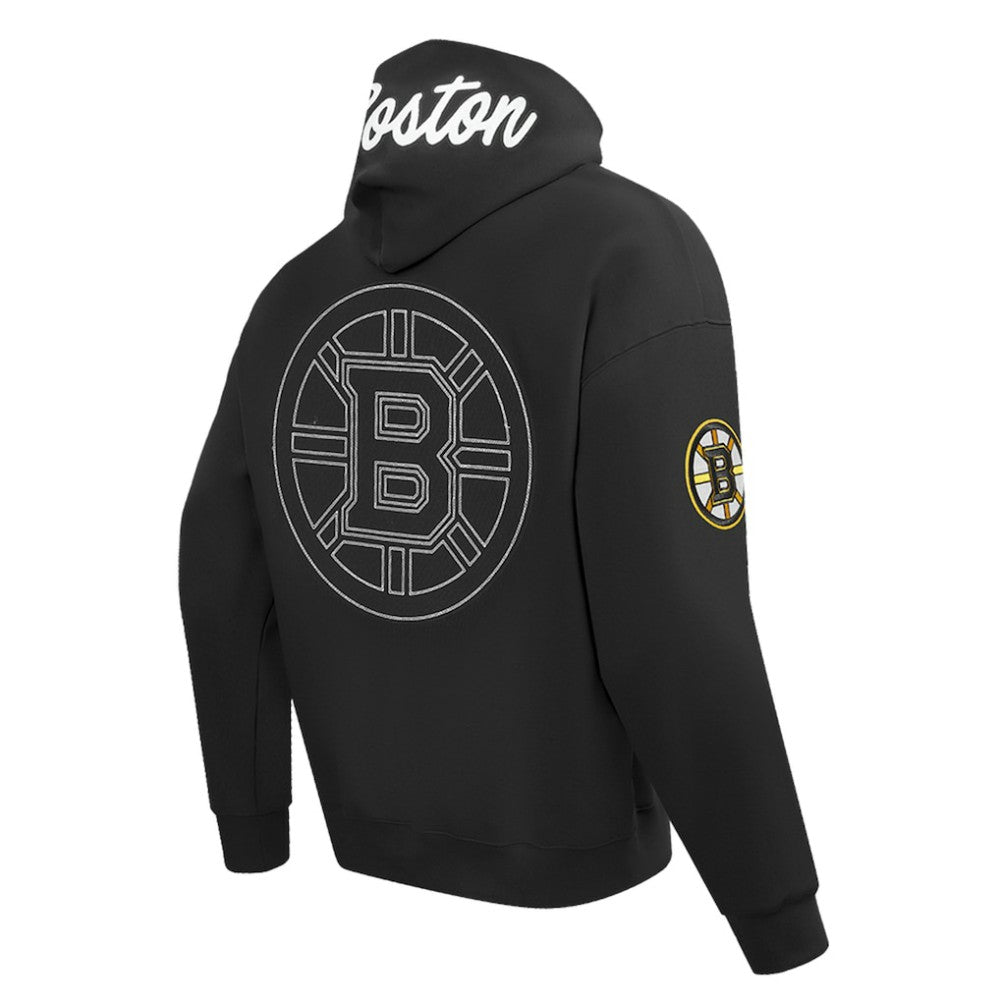 Boston Bruins Pro Standard Paint the City Pullover Hoodie - Black Hoodies