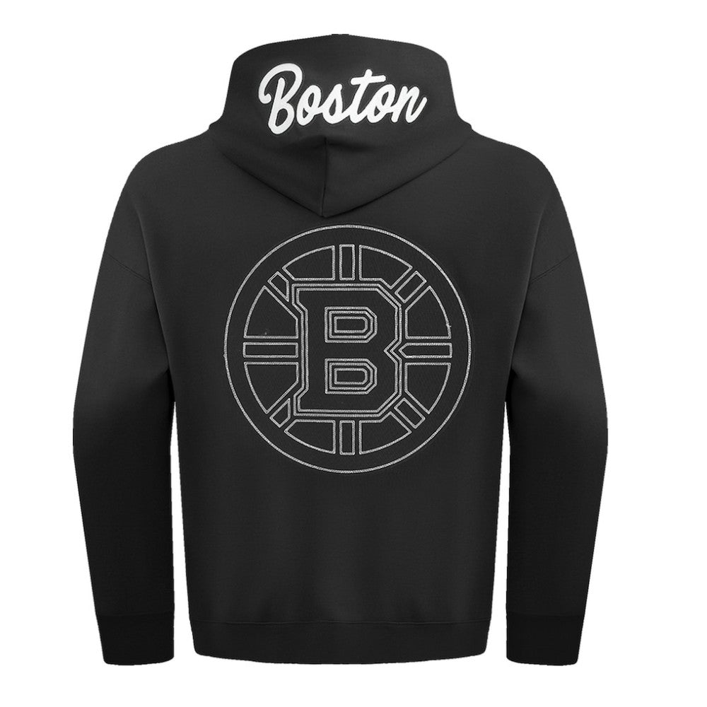 Boston Bruins Pro Standard Paint the City Pullover Hoodie - Black Hoodies