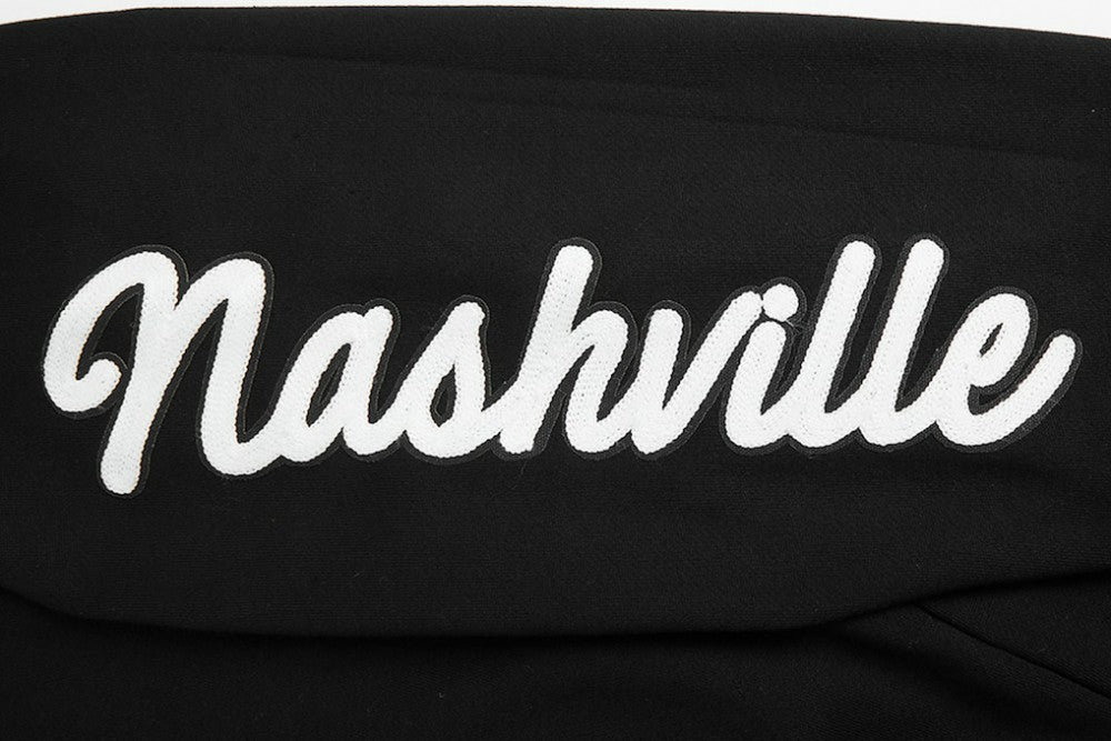 Nashville Predators Pro Standard Paint the City Pullover Hoodie - Black Hoodies