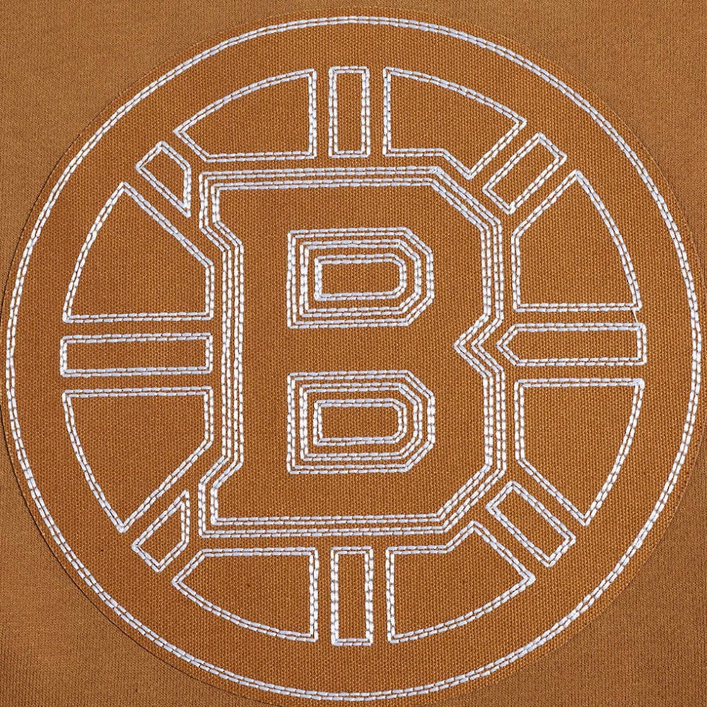 Boston Bruins Pro Standard Paint the City Pullover Sweatshirt - Brown Sweatshirts
