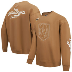 Vegas Golden Knights Pro Standard Paint the City Pullover Sweatshirt - Brown Sweatshirts