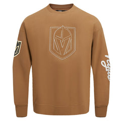 Vegas Golden Knights Pro Standard Paint the City Pullover Sweatshirt - Brown Sweatshirts