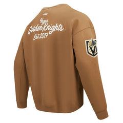 Vegas Golden Knights Pro Standard Paint the City Pullover Sweatshirt - Brown Sweatshirts