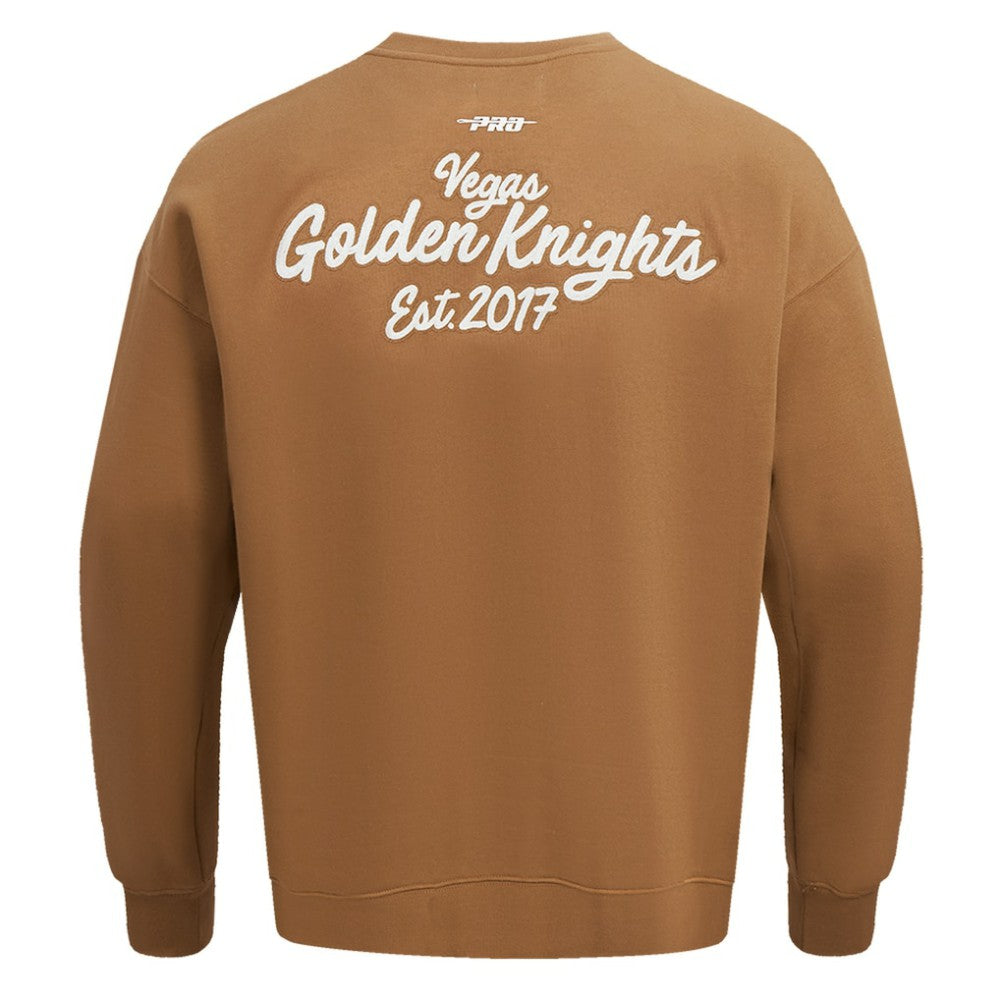 Vegas Golden Knights Pro Standard Paint the City Pullover Sweatshirt - Brown Sweatshirts