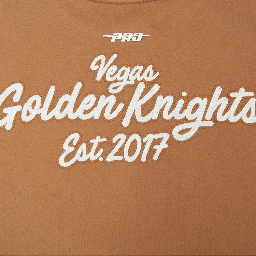 Vegas Golden Knights Pro Standard Paint the City Pullover Sweatshirt - Brown Sweatshirts