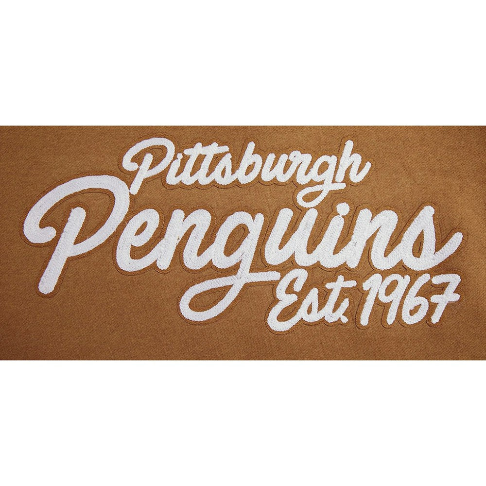 Pittsburgh Penguins Pro Standard Paint the City Pullover Sweatshirt - Brown Sweatshirts