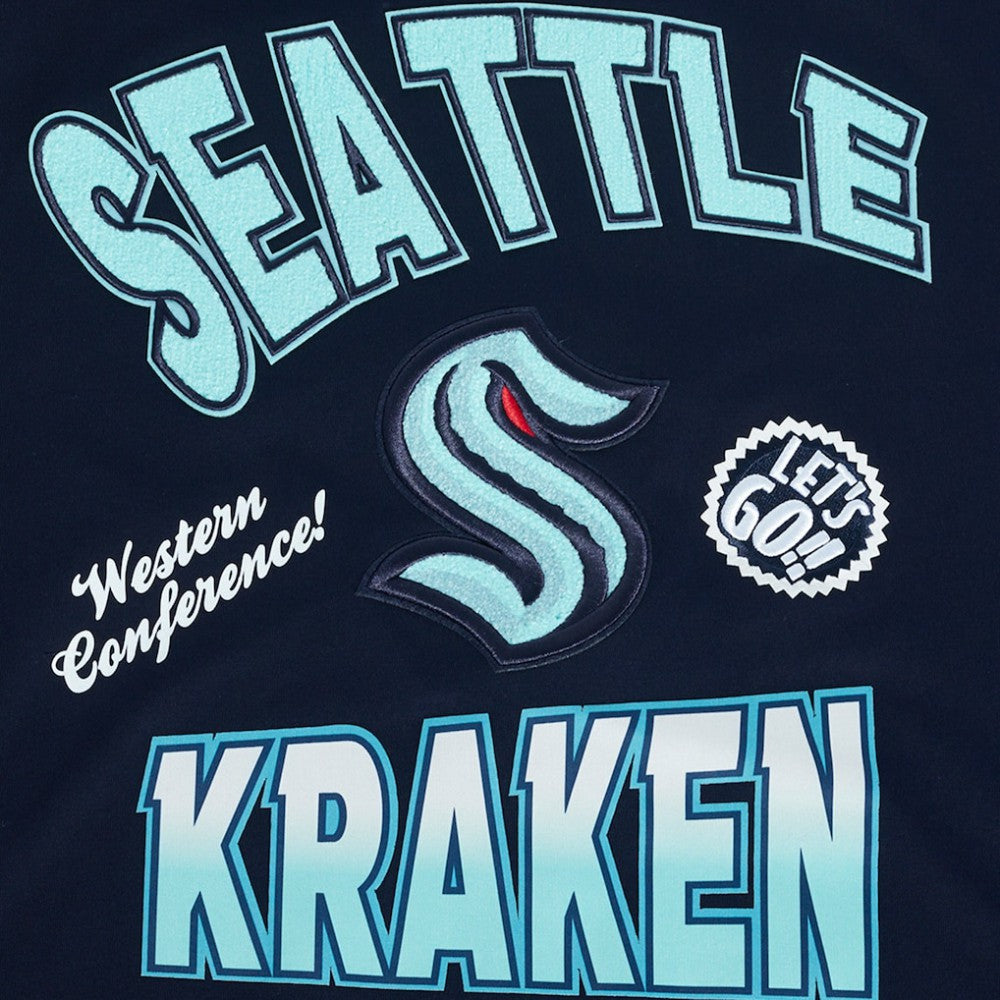 Seattle Kraken Pro Standard Turn It Up T-Shirt - Deep Sea Blue T-shirts