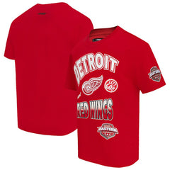 Detroit Red Wings Pro Standard Turn It Up T-Shirt - Red T-shirts
