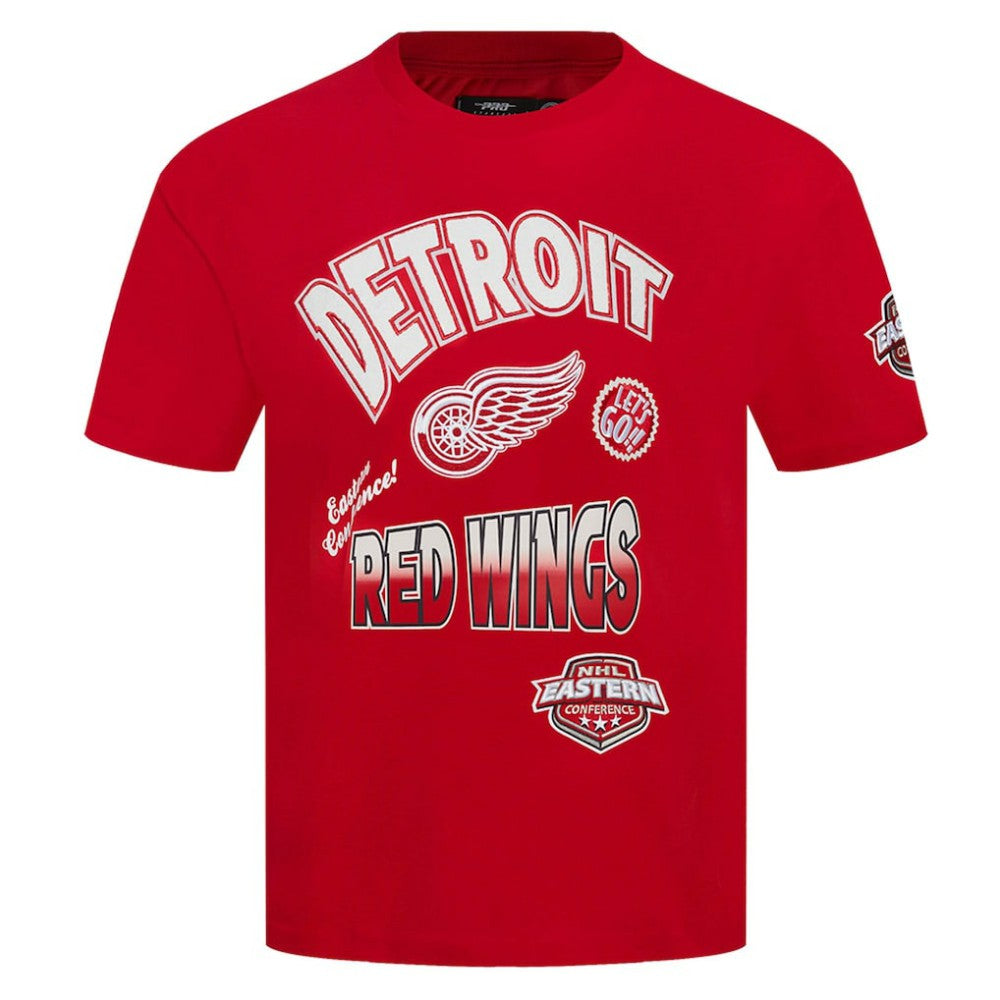 Detroit Red Wings Pro Standard Turn It Up T-Shirt - Red T-shirts