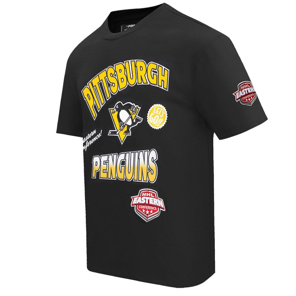 Pittsburgh Penguins Pro Standard Turn It Up T-Shirt - Black T-shirts