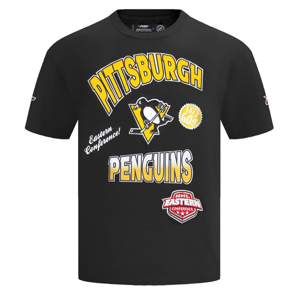 Pittsburgh Penguins Pro Standard Turn It Up T-Shirt - Black T-shirts