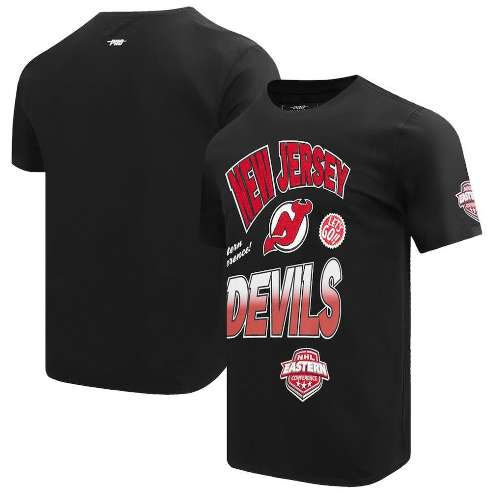 New Jersey Devils Pro Standard Turn It Up T-Shirt - Black T-shirts