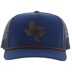 Dallas Cowboys HOOey State Patch Rope Trucker Adjustable Hat - Navy on sale