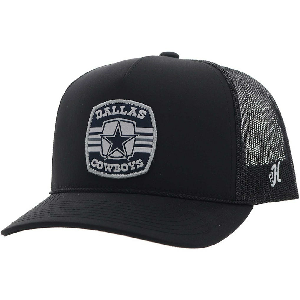 Dallas Cowboys HOOey Patch Rope Trucker Adjustable Hat - Black discount