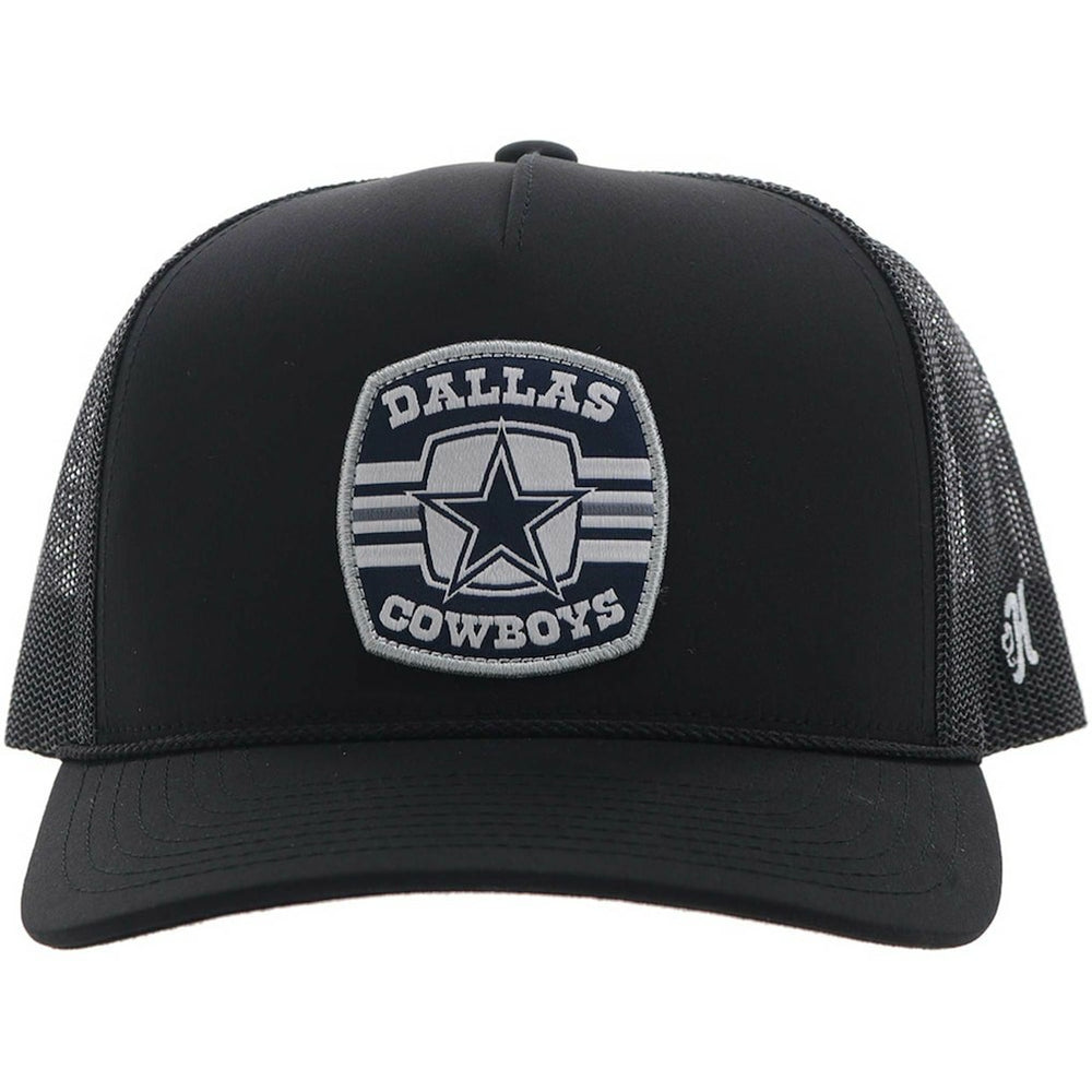 Dallas Cowboys HOOey Patch Rope Trucker Adjustable Hat - Black discount