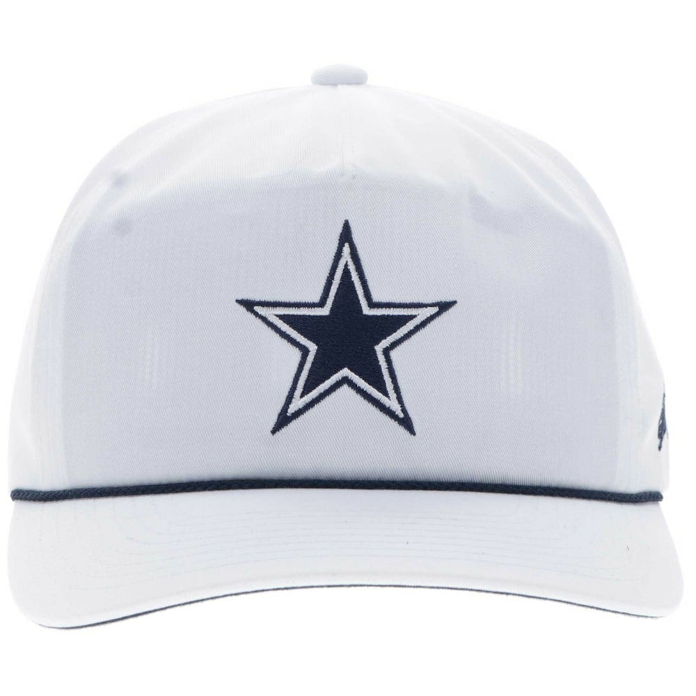 Dallas Cowboys HOOey Star Logo Rope Adjustable Hat - White on sale