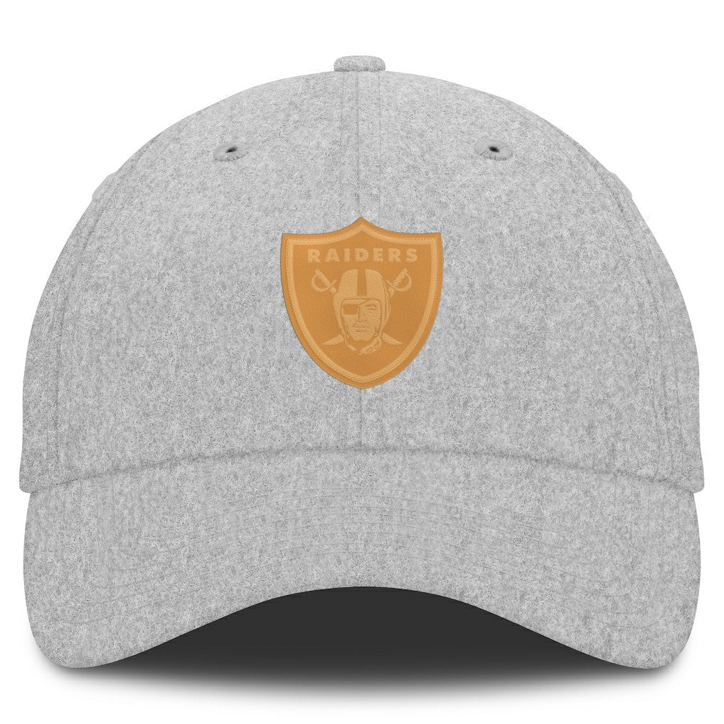Las Vegas Raiders Front Office Adjustable Hat - Heather Gray on sale