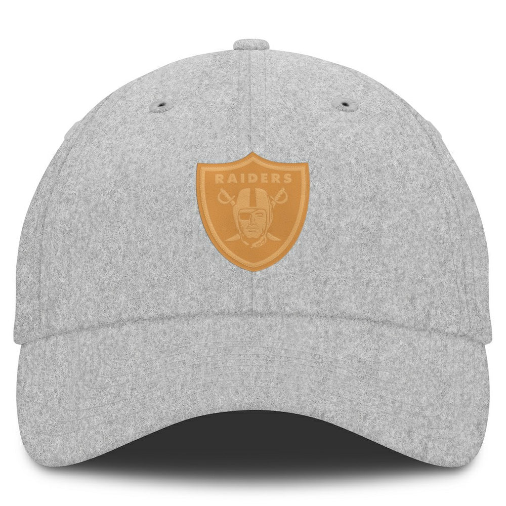 Las Vegas Raiders Front Office Adjustable Hat - Heather Gray on sale