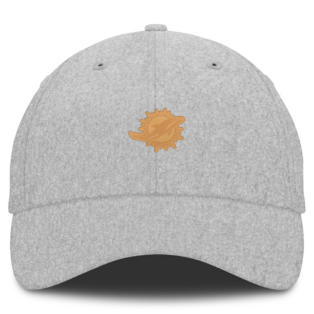 Miami Dolphins Front Office Adjustable Hat - Heather Gray discount