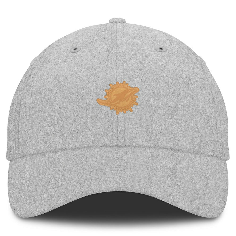 Miami Dolphins Front Office Adjustable Hat - Heather Gray discount
