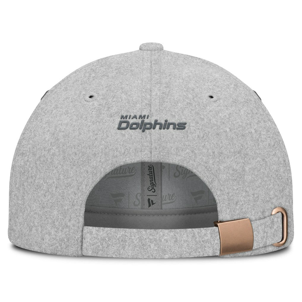 Miami Dolphins Front Office Adjustable Hat - Heather Gray discount