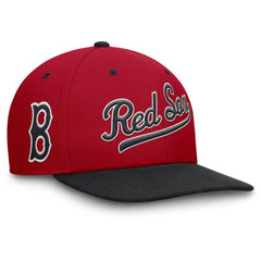 Boston Red Sox Cooperstown Collection Pro Performance Snapback Hat Red/Navy
