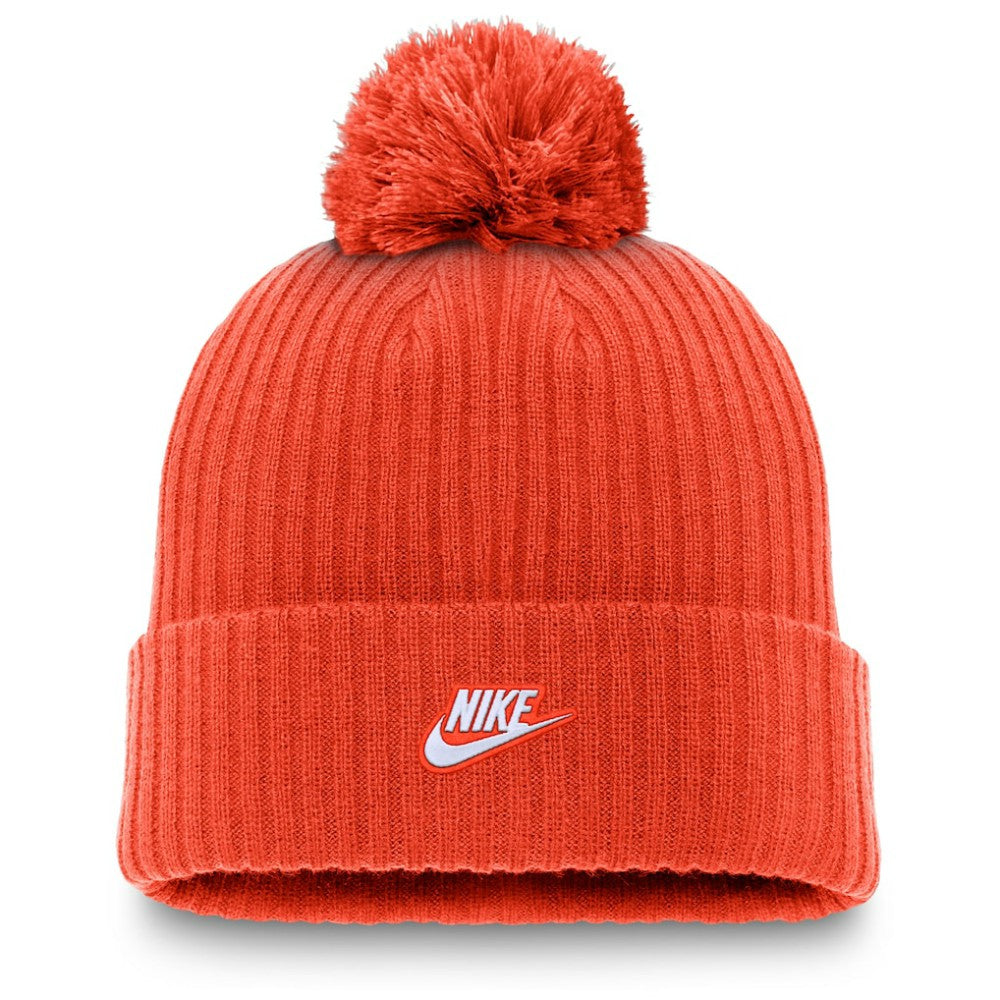 San Francisco Giants Cooperstown Collection Patch Cuffed Knit Hat with Pom Orange