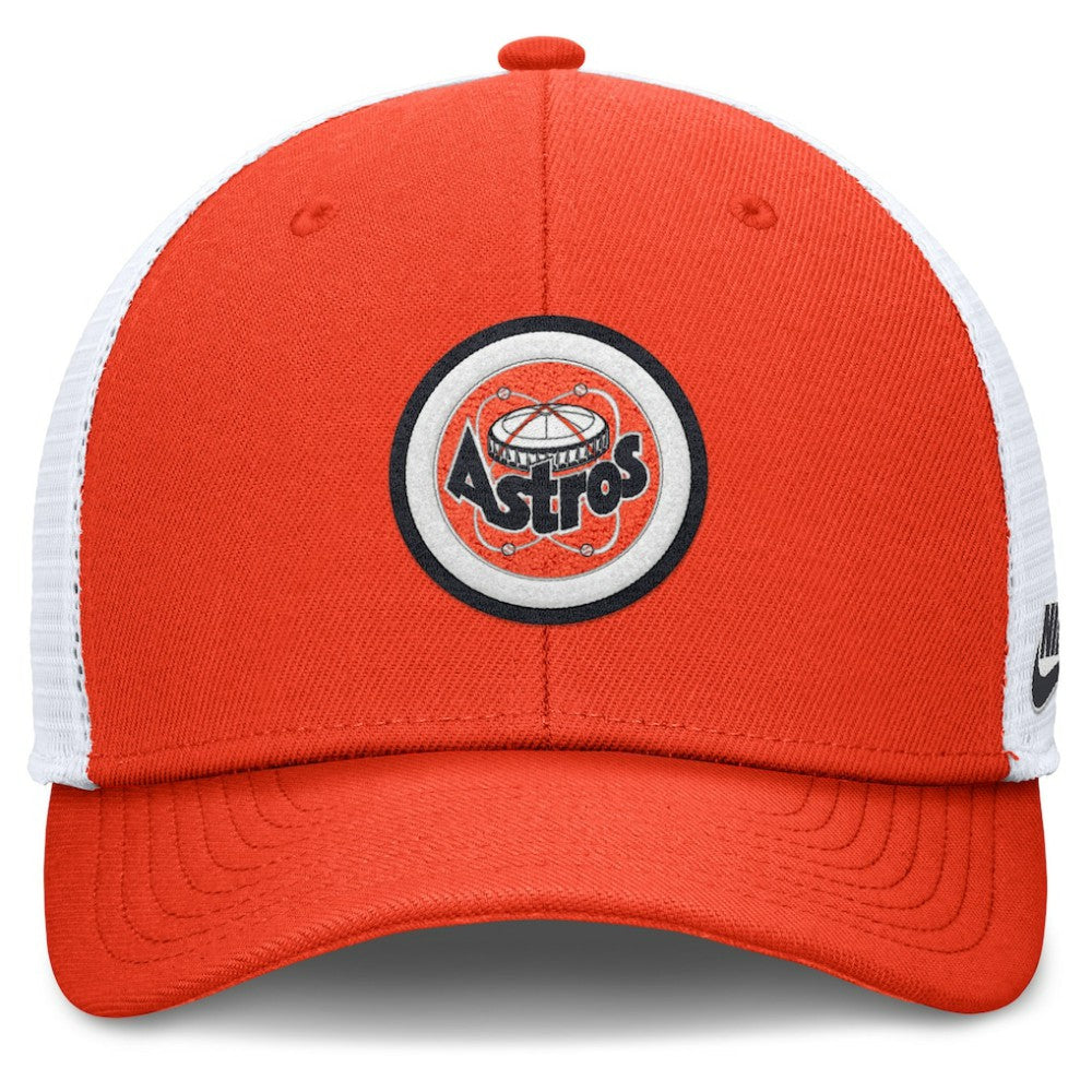 Houston Astros Cooperstown Collection Rise Trucker Adjustable Hat Orange