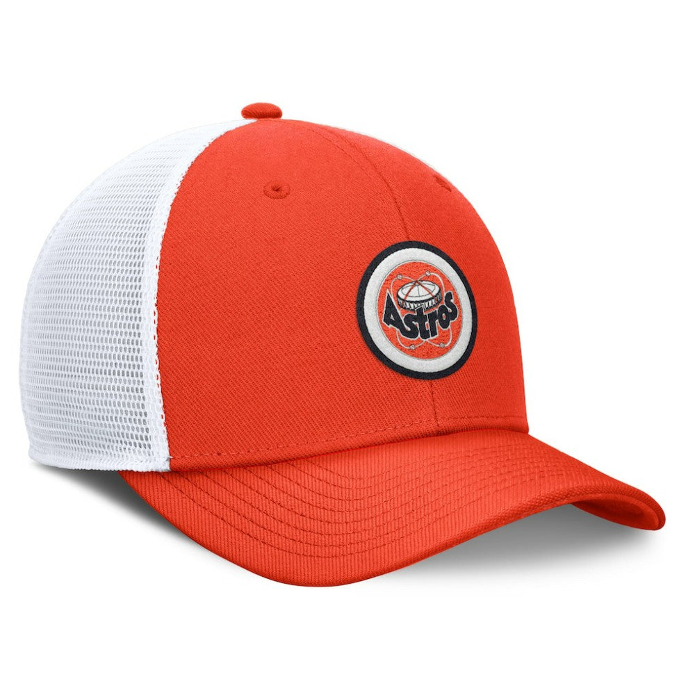 Houston Astros Cooperstown Collection Rise Trucker Adjustable Hat Orange