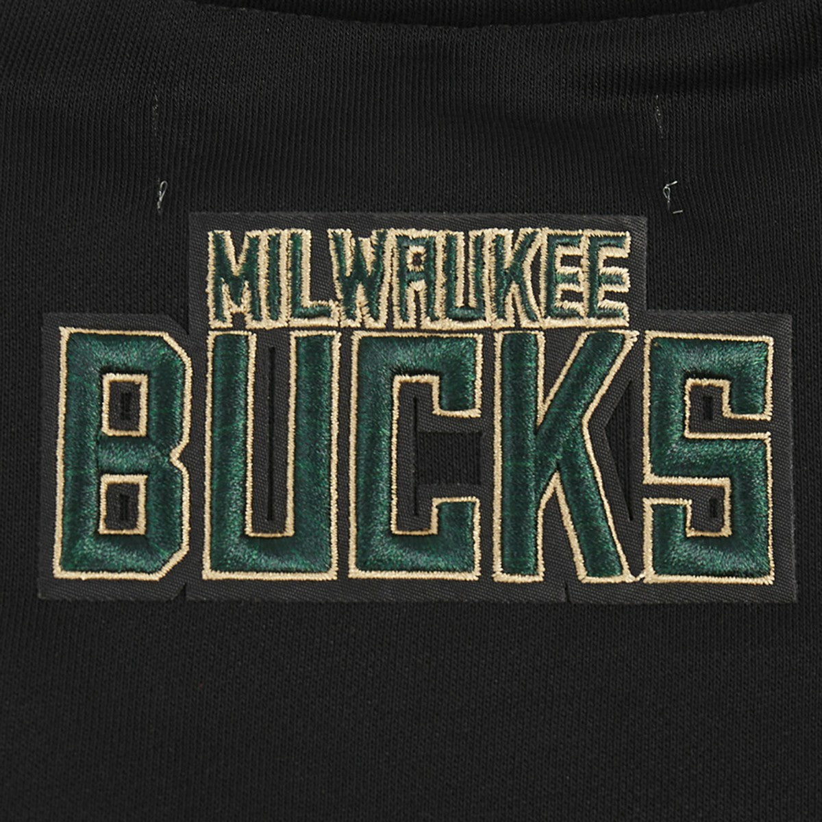 Milwaukee Bucks Pro Standard Women's Area Code Cropped Pullover Sweatshirt - Black online