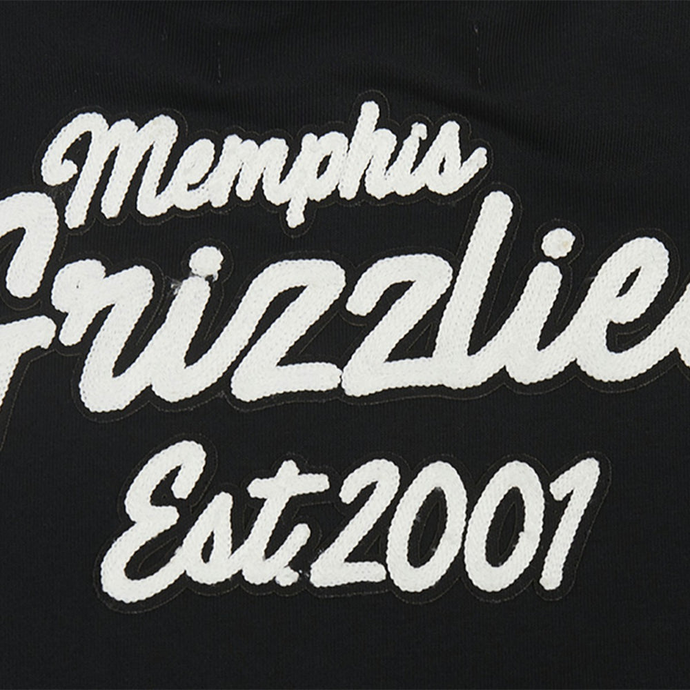 Memphis Grizzlies Pro Standard Women's Paint The City Cropped Pullover Sweatshirt - Black on sale