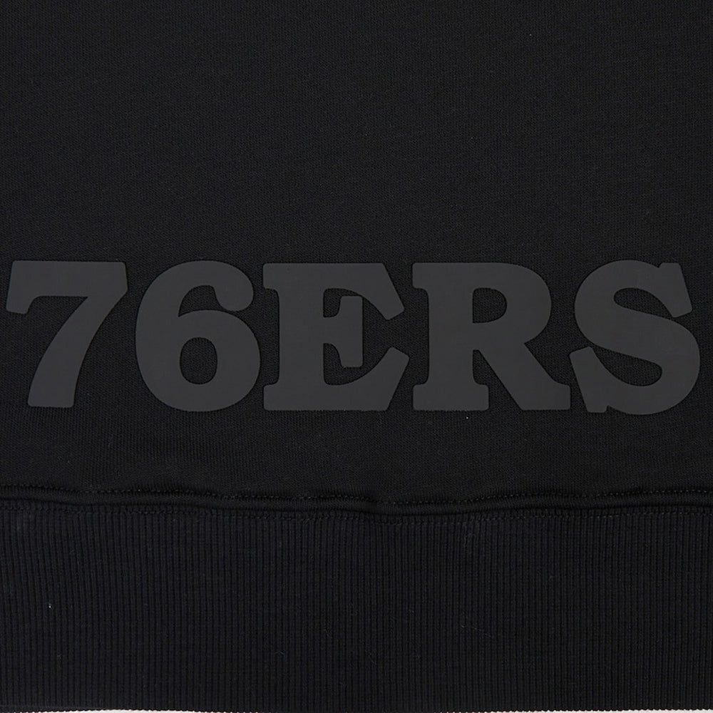 Philadelphia 76ers Pro Standard Women's Jewels Cropped Pullover Hoodie - Black online