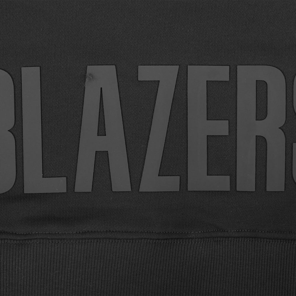 Portland Trail Blazers Pro Standard Women's Jewels Cropped Pullover Hoodie - Black outlet