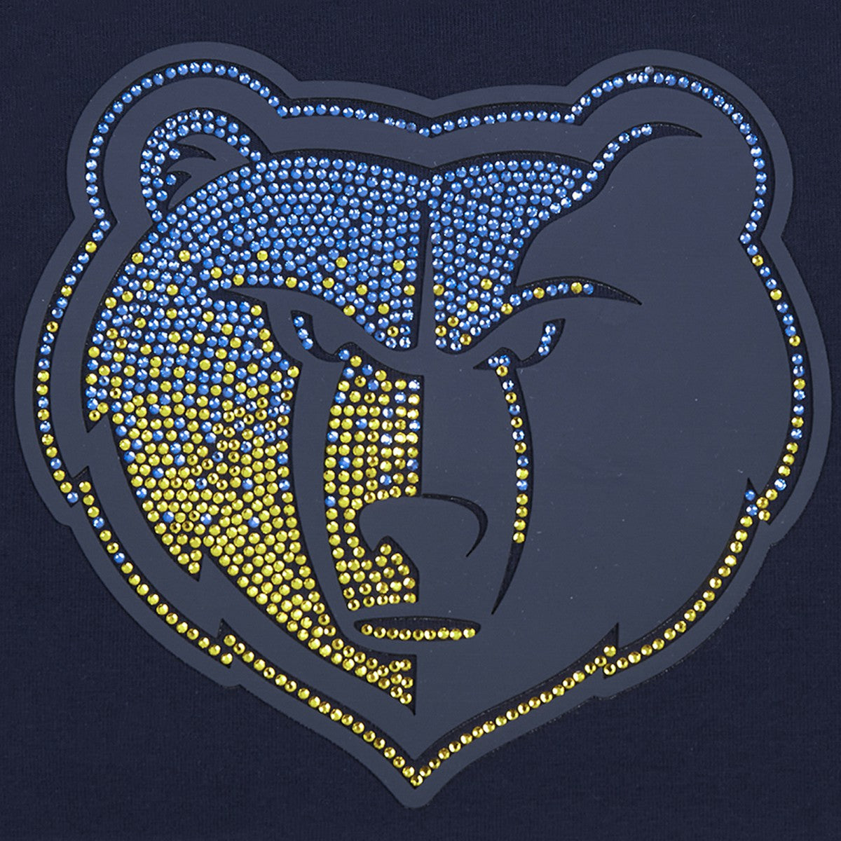 Memphis Grizzlies Pro Standard Women's Jewels Boxy Cropped T-Shirt - Navy for sale