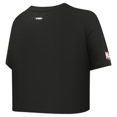 Miami Heat Pro Standard Women's Jewels Boxy Cropped T-Shirt - Black online