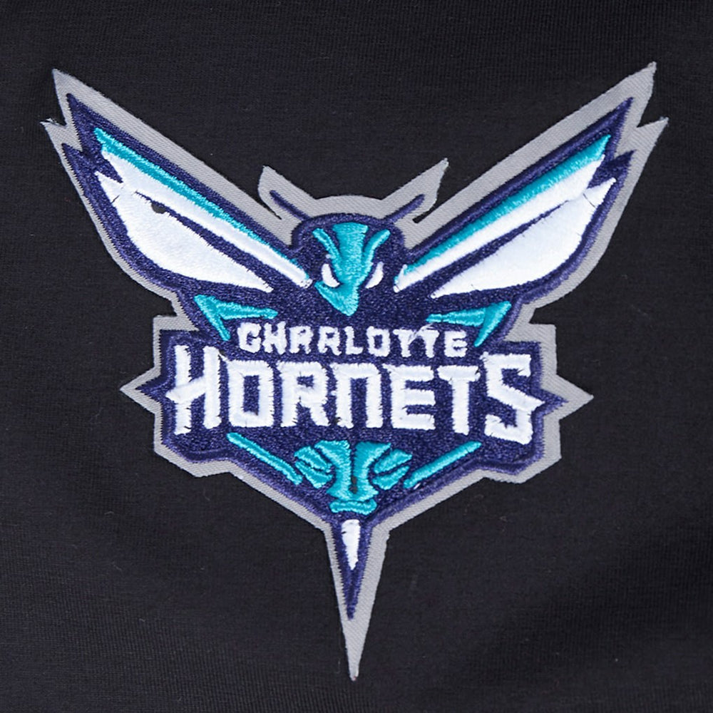 Charlotte Hornets Pro Standard Women's Jewels Boxy Cropped T-Shirt - Black sale