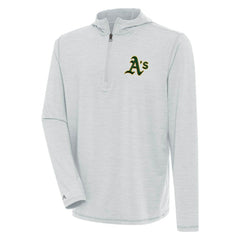 Athletics Antigua Tidy Quarter-Zip Hoodie Heather Gray