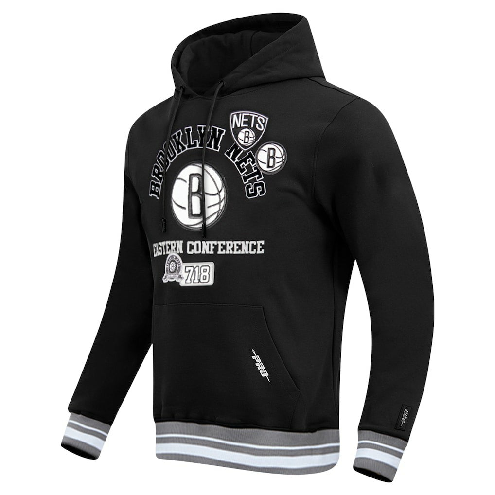 Brooklyn Nets Pro Standard Area Code Pullover Hoodie - Black online