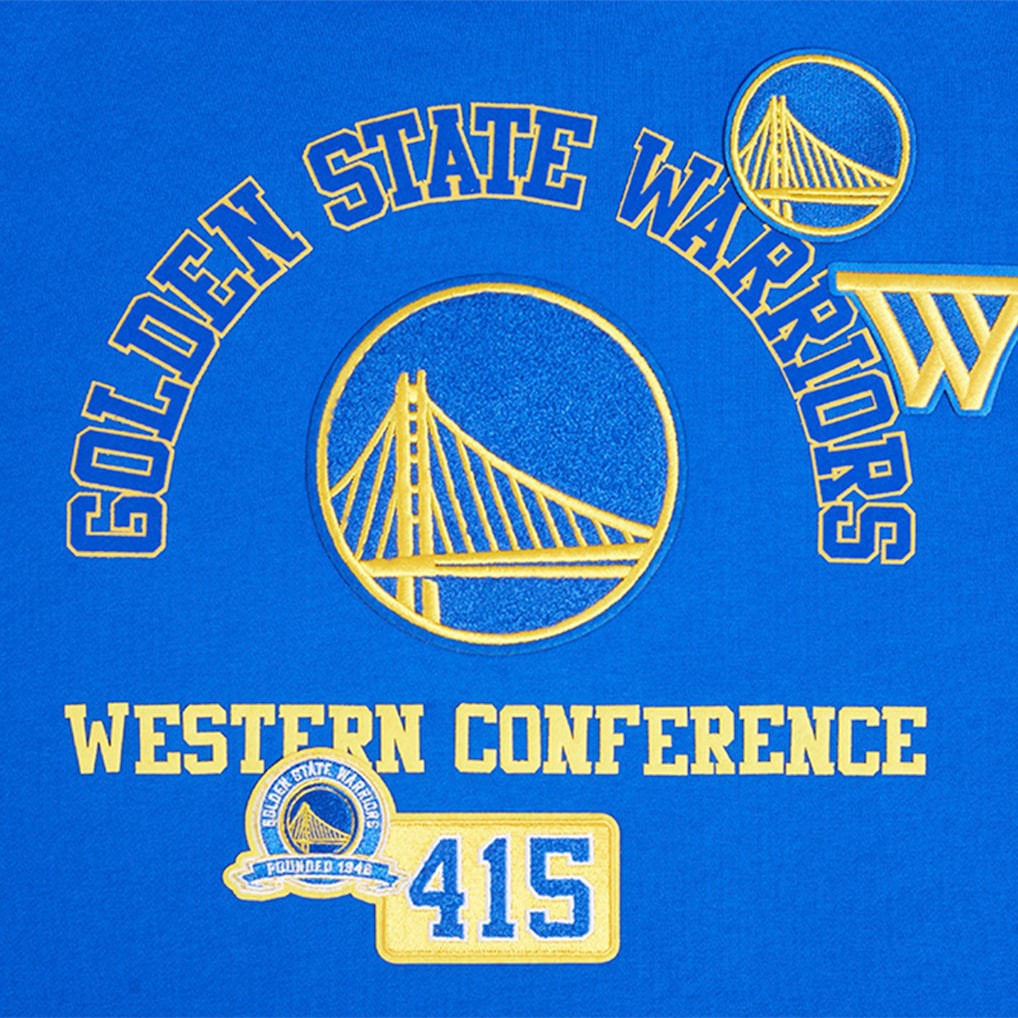 Golden State Warriors Pro Standard Area Code Pullover Hoodie sale - Royal shop