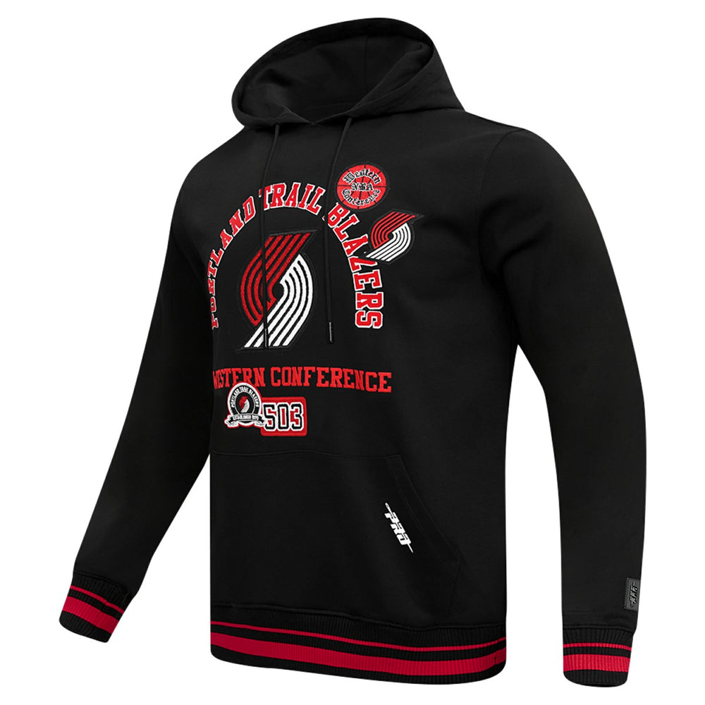 Portland Trail Blazers Pro Standard Area Code Pullover Hoodie - Black sale