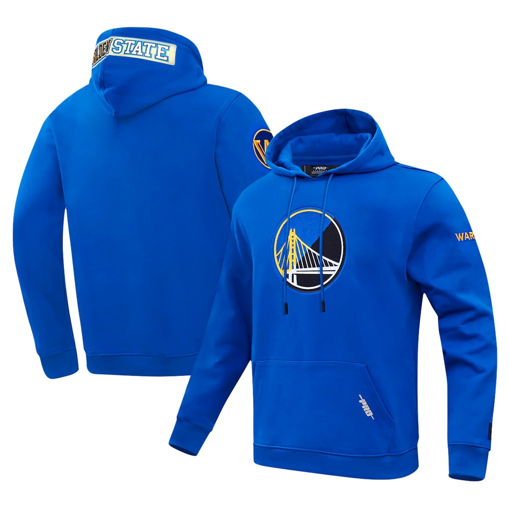 Golden State Warriors Pro Standard Split Logo Pullover Hoodie sale - Royal shop