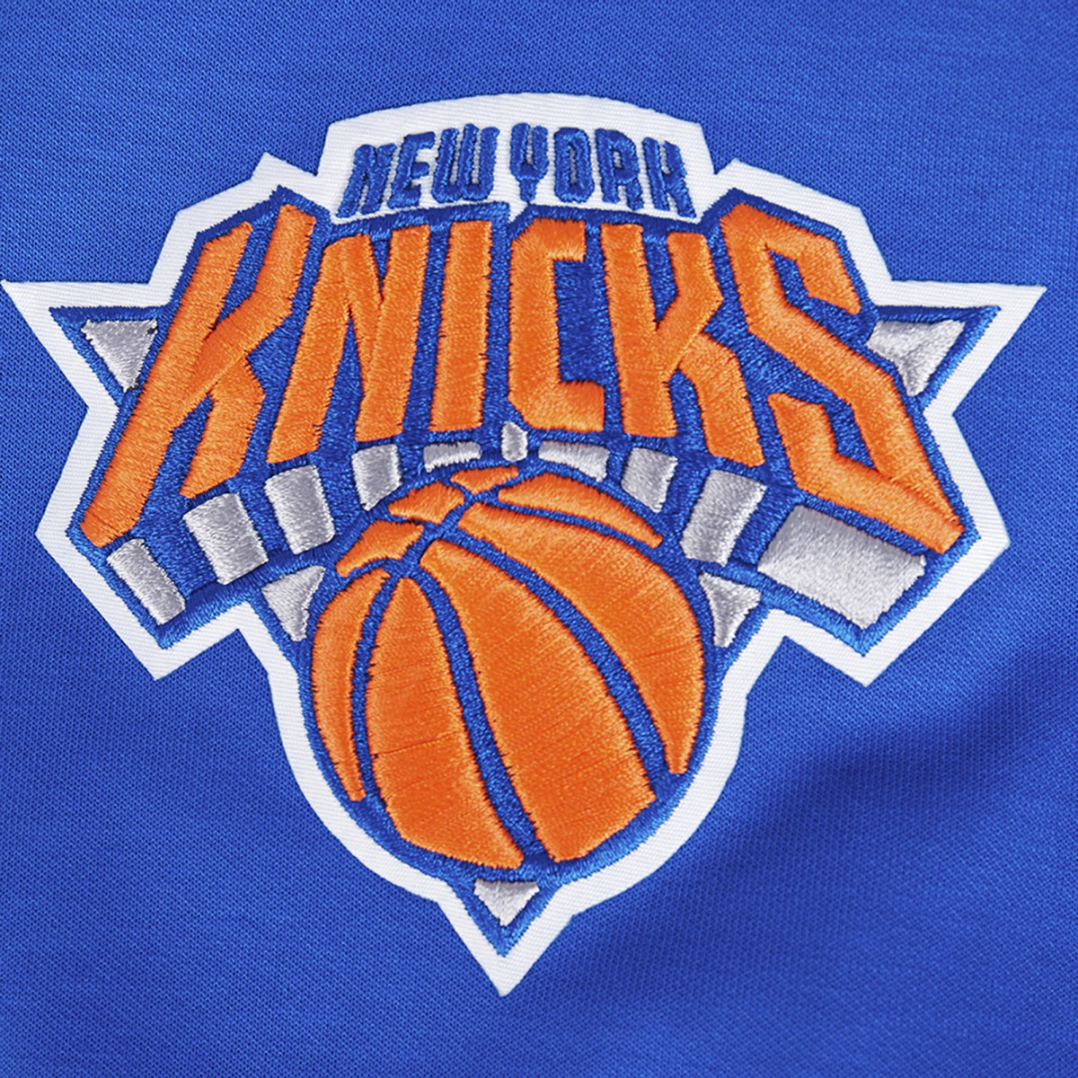 New York Knicks Pro Standard Split Logo Pullover Hoodie - Blue sale