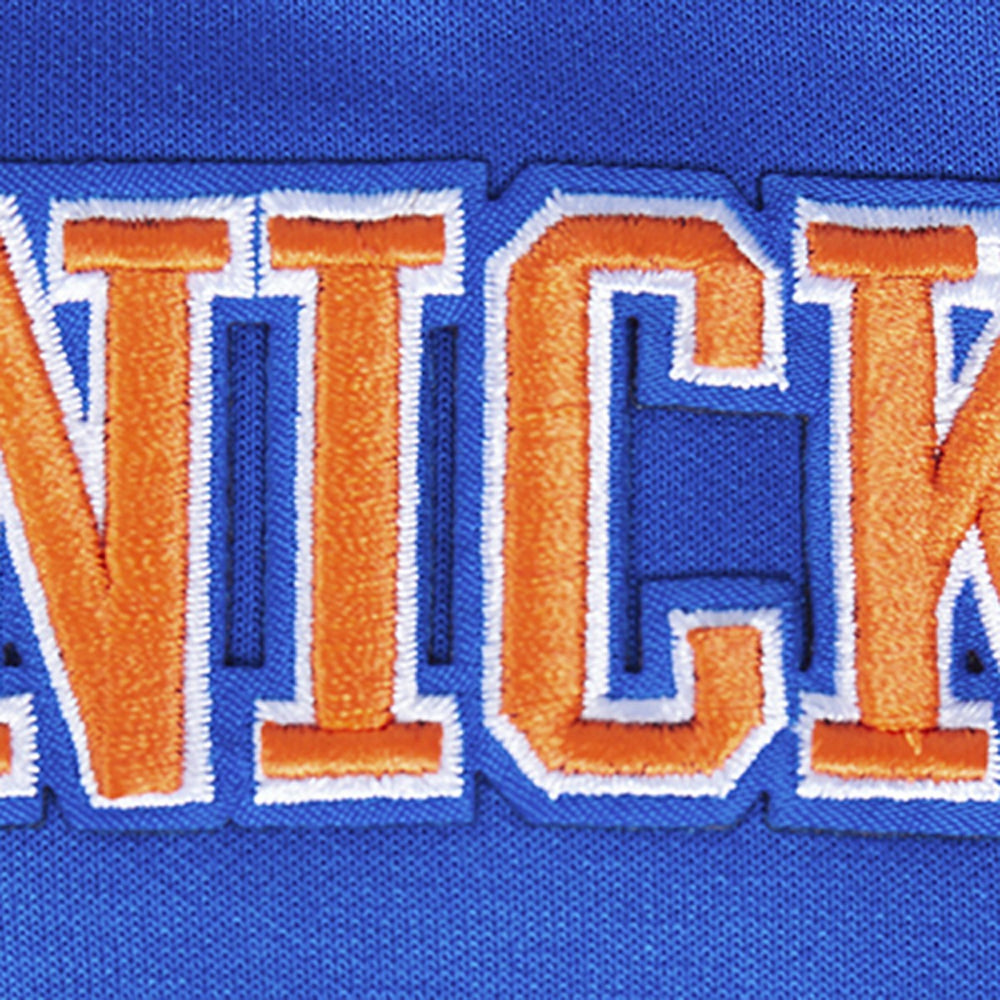 New York Knicks Pro Standard Split Logo Pullover Hoodie - Blue sale