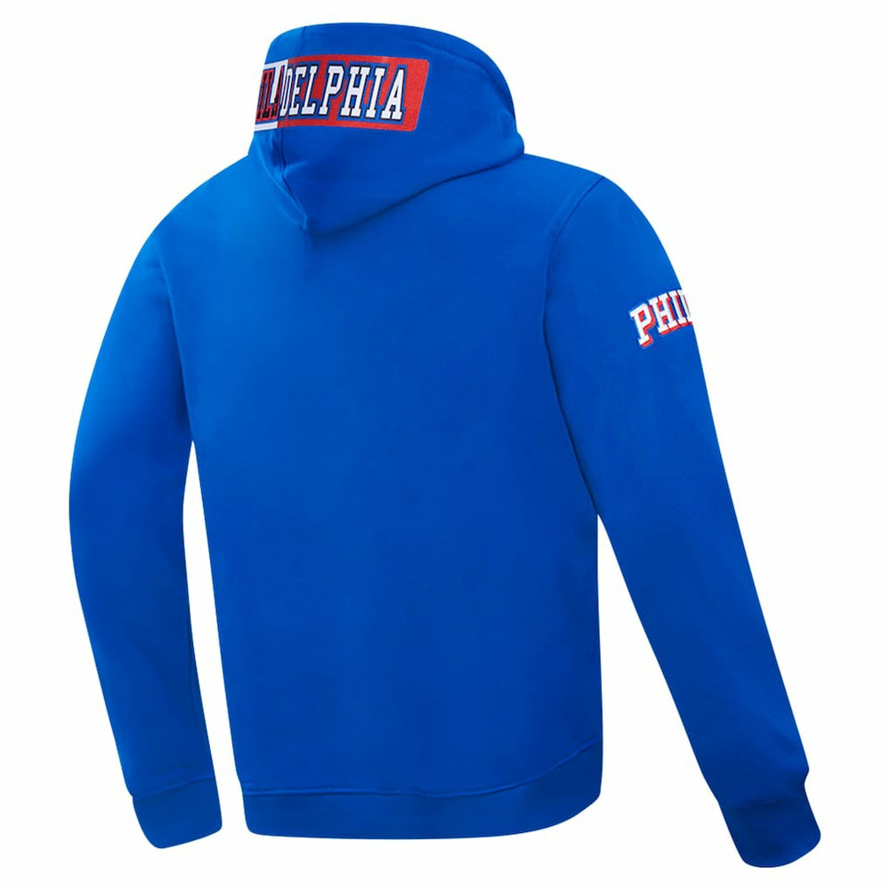 Philadelphia 76ers Pro Standard Split Logo Pullover Hoodie - Royal for sale