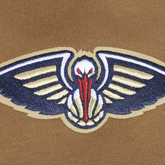 New Orleans Pelicans Pro Standard Paint the City Drop Shoulder Pullover Hoodie - Brown online