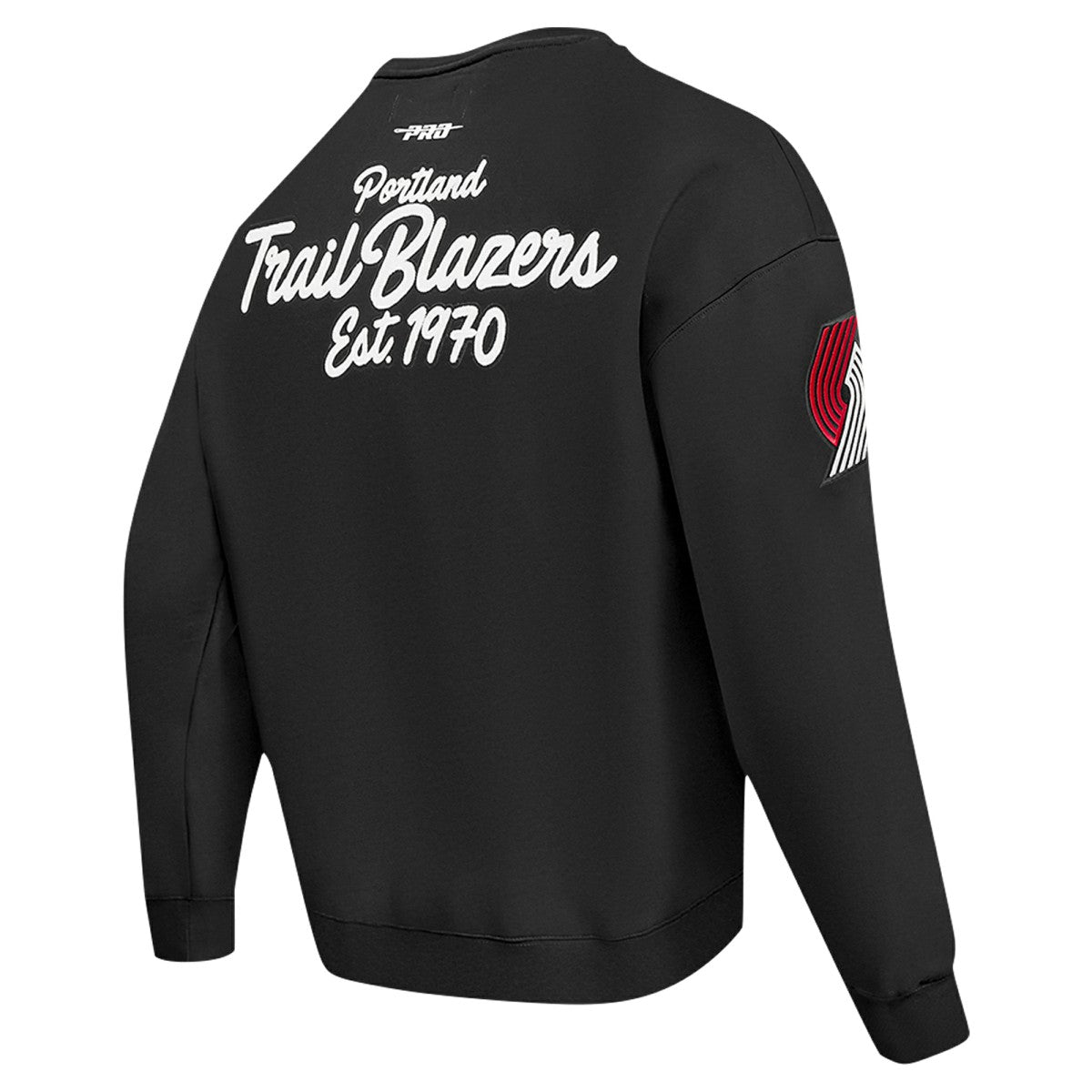 Portland Trail Blazers Pro Standard Paint the City Pullover Sweatshirt - Black for sale